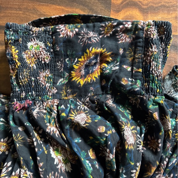 NATURAL LIFE Black and Yellow Bubble Midi Skirt - Picture 3 of 7